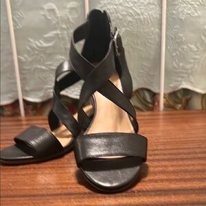 Lucky Brand comfy wedge sandals.